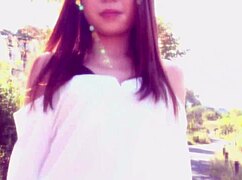 Hey, check out flat-chested Japanese shemale model Eikura Aya in action!