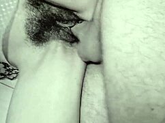 Hey, I'm cumming inside you while you ride my hairy pussy with a creampie.