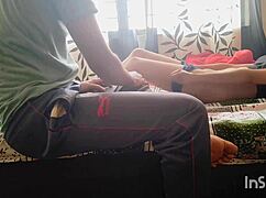 Desi Bhabhi In Red Saree Seduces Servant For His Hard Dick In Wet Pussy