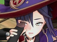 omg, nagoonimation genshin impact mona gets banged rough by hilichurls in this 3d hentai gangbang 😈