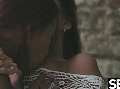 cute asian babe has hot lesbian sex with her gorgeous girlfriend