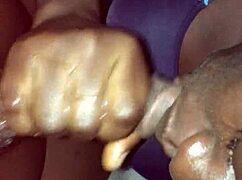 sucking my neighbor's cock part two while licking his dick