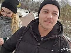 Fucked B Bella Mur for Cash in Russian Pickup Deal