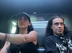 my boyfriend's friend fucked me hard and came all over my tits, recorded for the cuckold