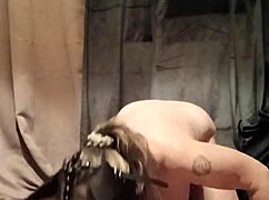 french milf housewife bound and humiliated with dildo in solo 2024 session