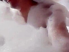 cyno in cosplay costume indulges in solo bubble bath fun part three
