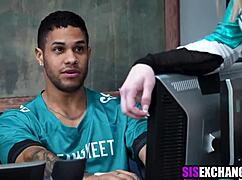 horny students trade stepsisters for wild classroom action