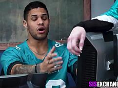 horny students trade stepsisters for wild classroom action