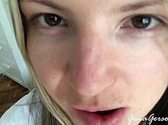 Homemade Tongue And Saliva Fetish