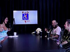 Damn, Tifany Rocha's crazy outdoor SWING with huge cock and plug!