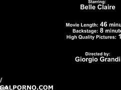 Perfect DAP with Belle Claire in Wild Czech Gangbang