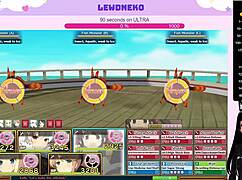 Vtuber Lewdneko Plays Evenicle Part 22 With Huge Big Tits And Ass