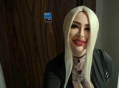 Quick public encounter in elevator with housemate.