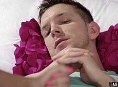 Teen Stepsis Lily Adams Blows and Jerks Stepbro's Cock in Rough Roleplay