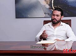 I fucked my hot latina assistant gaby veracruz in a quickie, her big tits and ass bouncing while she sucked my cock