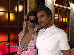 Leap of faith in cartoon game