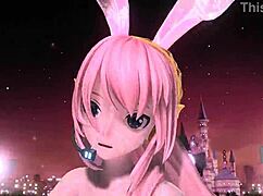 is hatsune miku nude in bunny costume?