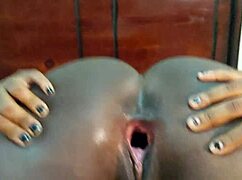 Busty Horny Ebony MILF With Big ASS Met at Beach WANTED DOGGYSTYLE FUCK. Man SLAPPING That ASS, She Swallows Huge CUM Deep! - mastermeat1