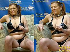 cute redhead gets chained and ass fucked in bdsm