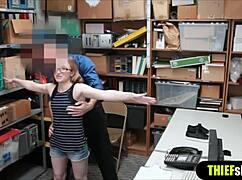 Hey, clueless shoplifter, you're getting punished hard on CCTV!