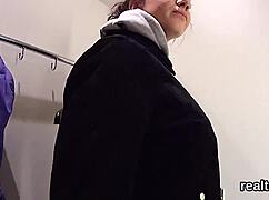 Adorable Czech Kitten Seduced in Hypermarket and Drilled Hard POV