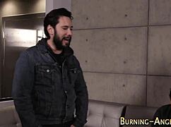 This fetish punk is getting double penetrated in a threesome! 😈