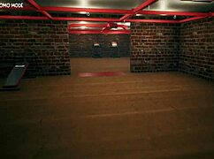 lets play in the girls gym with some voyeur fun