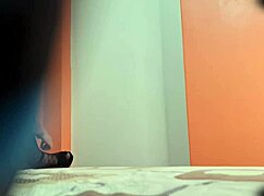 hermanastra colombiana changing clothes in private moment