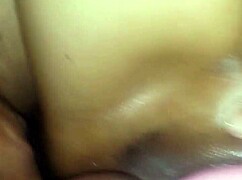 wife uses vibrator for anal play with toys and assfucking