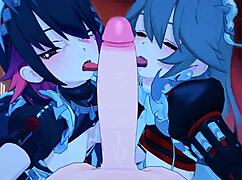 Zenless Zone Zero HMV Compilation with Wet Deepthroat Action