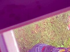 hot stepmom caught bending over in candid hidden moment