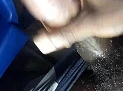 african teen shows off her phat cock sucking lips and drinks cum