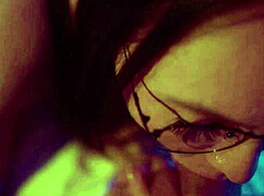 Kinky scene with male and woman in rough play