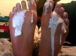 18 year old latina says 'cream my feet webcam'