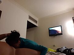 I fucked my girlfriend in the mouth in the hotel room