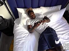 i love watching this petite 18+ slut blow huge black cock.