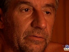 Teen 18+ fucked hard in sauna by old cock with blowjob