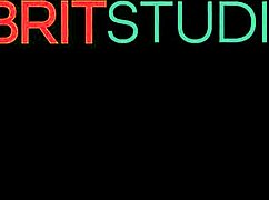 Hot British teen 18+ takes on two for wild spitroast fun