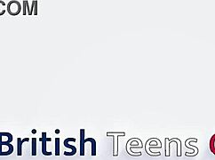 Check out this British 18-year-old's sneaky hookup with sloppy action!