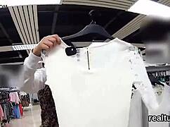 Luscious Czech Chick Seduced in Mall for Steamy POV Action