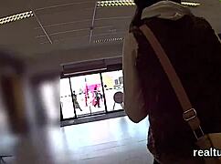 Luscious Czech Chick Seduced in Mall for Steamy POV Action