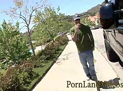 slutty teen 18+ evelyn hughes picked up and fucked hard