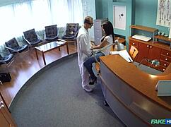 fake hospital 18 year old virgin has sex for 1st time with her doctor blowjob big cock tits