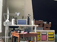 Spying on naked room cleaning voyeur fantasy