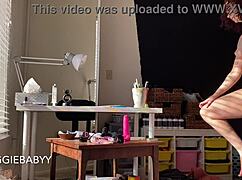 Spying on naked room cleaning voyeur fantasy