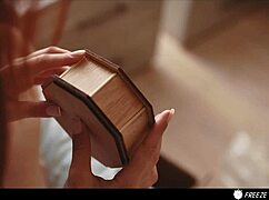 Redhead Trapped in Sex Escape Room Becomes a Submissive Doll. Time Stop Fetish Turns Her into a Bound Plaything for Dirty Fun.