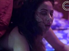 Wow, tight boobs on sexy bhabhi getting pounded all night!