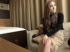 Rich Asian Gal Books High-End Hotel for Steamy POV Sex