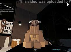 Slut Feels Intense Pleasure In Gangbang Session Bent Over In Roblox Condo