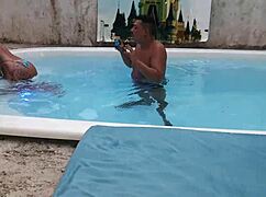 Let my boyfriend fuck Samantha squirt at the party!